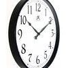 Infinity Instruments 18" Black Office Clock 20016BK-1567